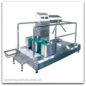 Санпропускник для мойки рук и сапог-SRN3