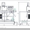 Санпропускник для рук и обуви с дозатором для моющего средства и раковиной