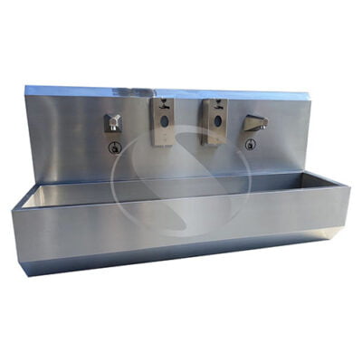 Умывальник хирургический сенсор на два поста